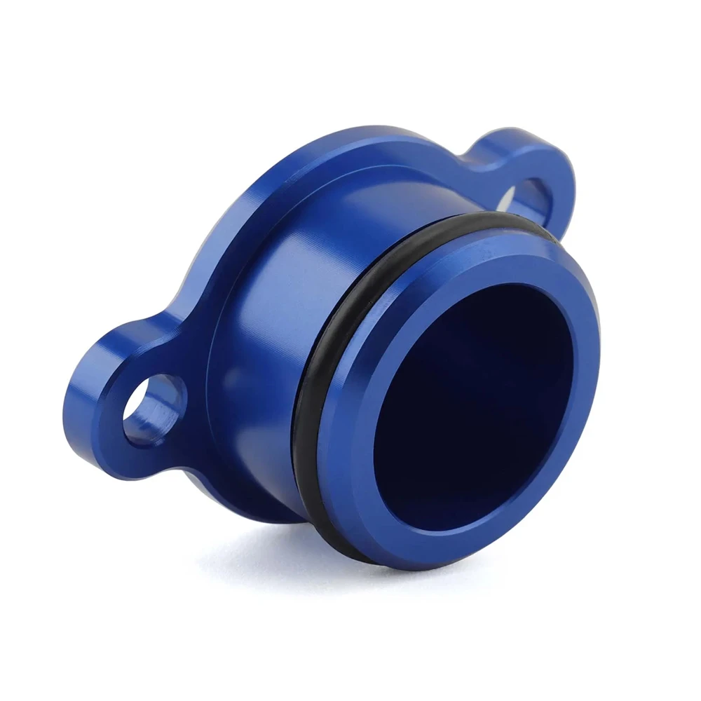 

​Motorcycle CNC Oil Injection Pump Delete Block Off Plug for Yamaha PW50 PW80 Y-Zinger 1991-2024 6061 Billet Aluminum Blue