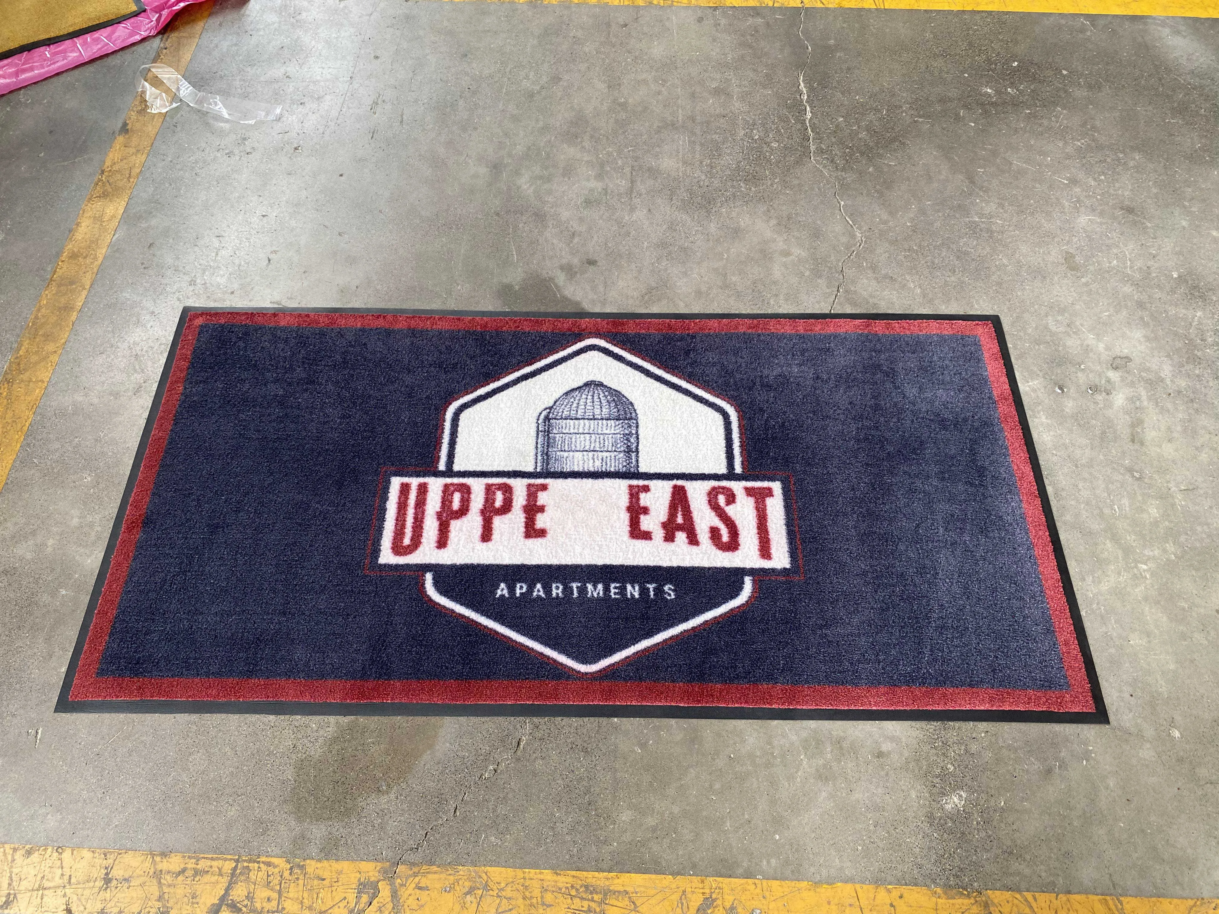 Custom Design Logo Doormats Rubber Outdoor Mats Nylon Printed Personal Design Rug Logo Salon Floor Mat