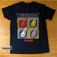 METALLICA ST-ANGER FILLMORE 2005 T-Shirt Hip Hop High Street Unisex T-Shirt Summer Casual Printed Top Harajuku Ladies T-Shirt