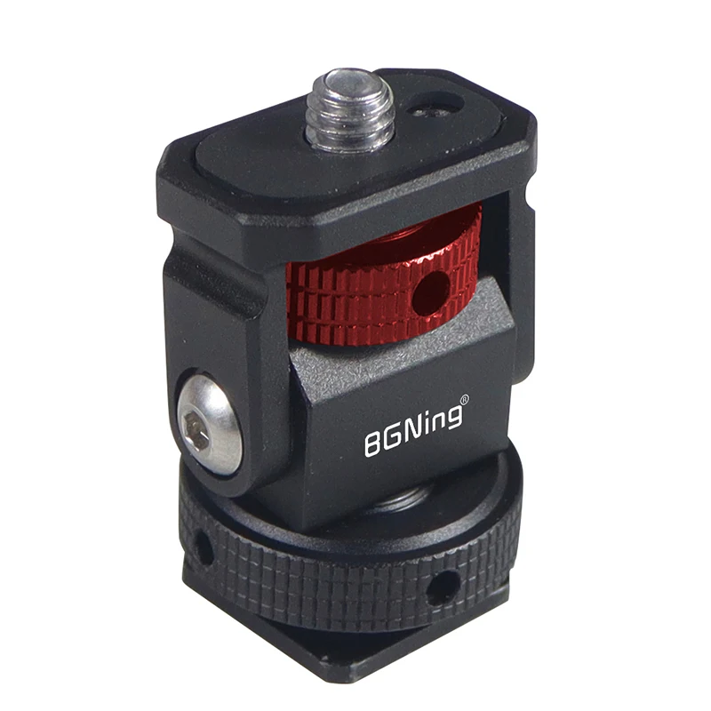 Monitor EVF Ständer Halter Kaltschuh Halterung für Kamera Feld Monitor Mikrofon Blitzschuh 180 Grad verstellbare Stabilisator Halterung – Detail 15