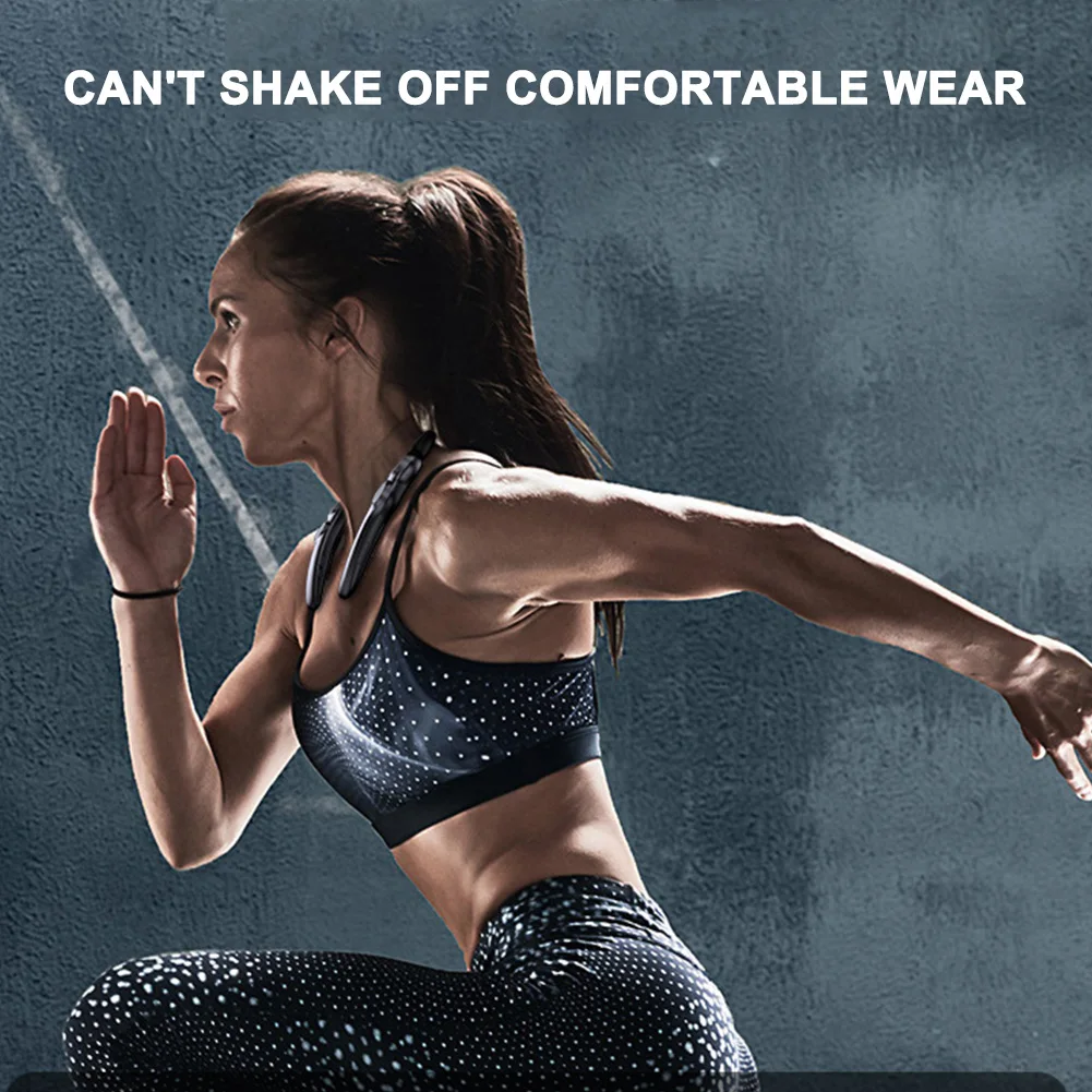 مكبر صوت يمكن ارتداؤه ومتوافق مع تقنية البلوتوث ومقاوم للعرق ورقبة تعليق لاسلكية ومضخم صوت محمول #2