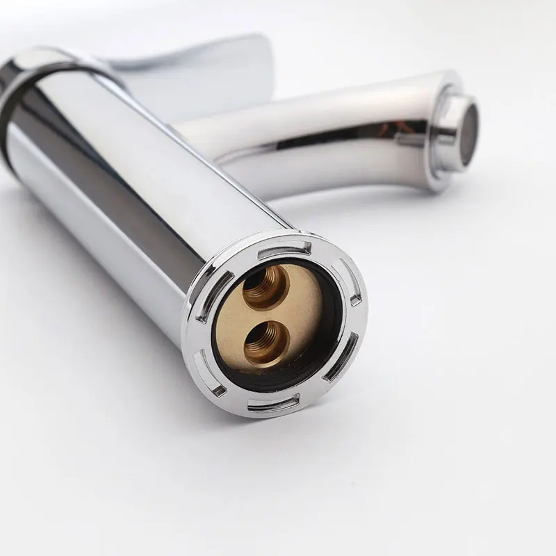 RETHME حوض بالوعة الحمام صنبور الفضة صنبور المياه اليد المياه حوض حوض الحمام الحمام سبلاش مكافحة الساخن والساخن صنبور