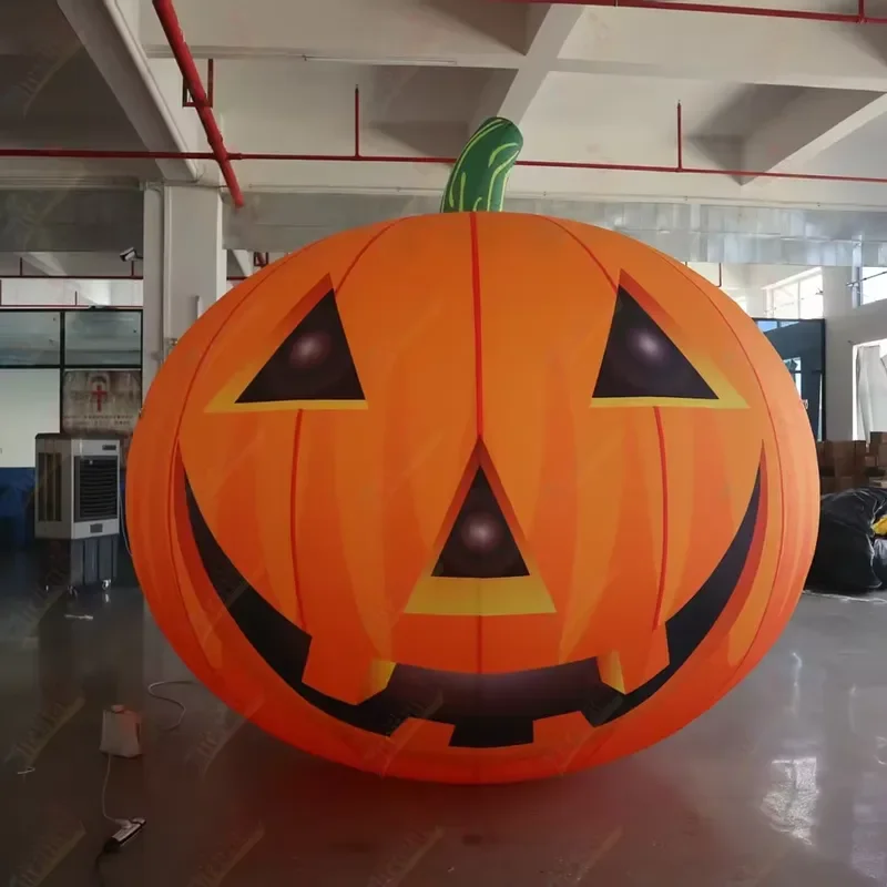 Zhenmei Halloween Themed Ghost LED Light Head Giant Large Outdoor Advertising Inflatables Pumpkins Pumpkins Inflatables