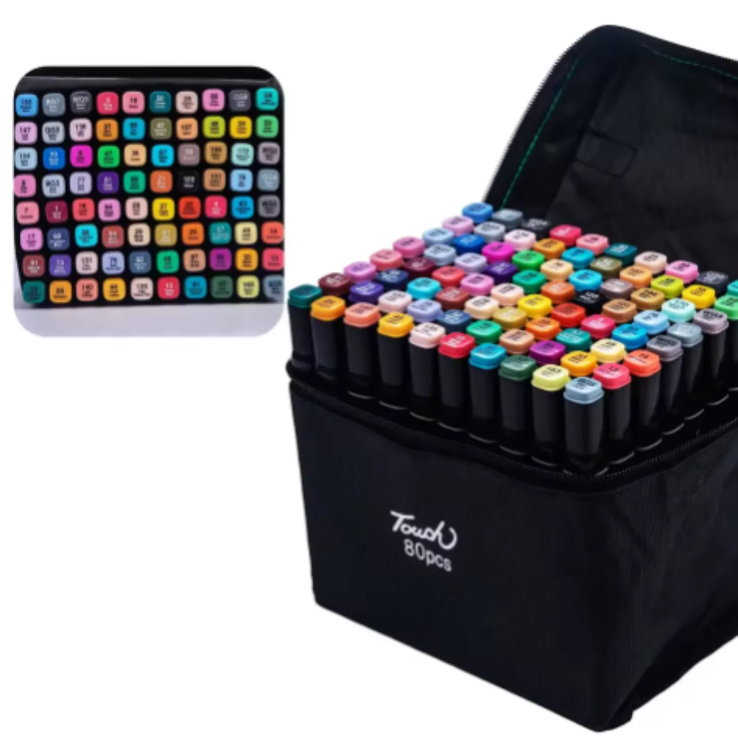 KIT 80 PEN PROFESSIONAL SCHOOL MARKER DOUBLE TIP