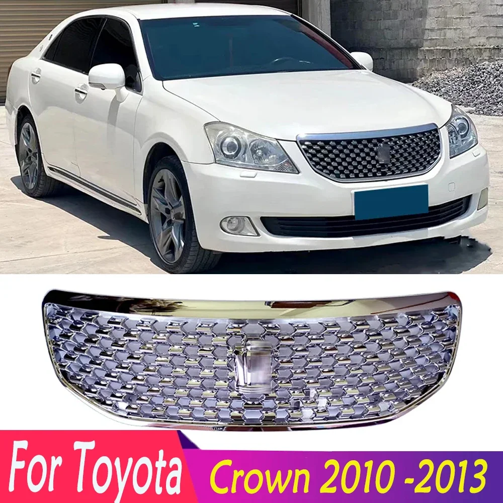 For Toyota Crown 2010 2011 2012 2013 Bumper Mesh Front Grill Automobile Refitting Racing Grills Accessories