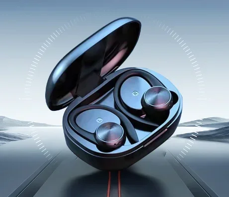 

Earphones HiFi Stereo Music Hooks Bluetooth Earbuds for Phone Sports Bluetooth with Mic IPX5 Waterproof Ear Wireless Headphones