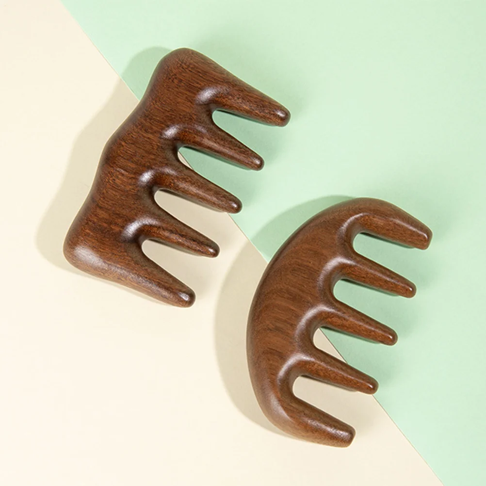

Wooden Massage Comb Sandalwood Scalp Stimulating Comb For Hair Loss Dandruff Removal Wide Tooth Detangling Brush Portable Hair