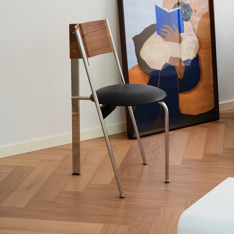 

Nordic Industrial Lounge Bar Stool Metal Steel Comfortable Quality Design Chair Kitchen Modern Bistro Banqueta Luxury Furniture