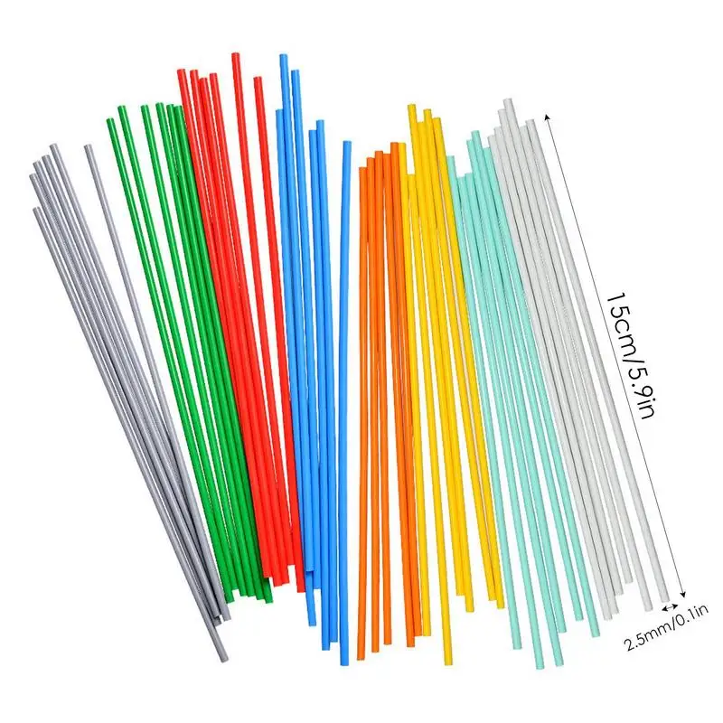 110 pièces 22 couleurs 3D stylo Filament recharges 2.5mm 3D impression Filament 3D stylo accessoires coloré 3D dessin stylo recharge Filament Bundle