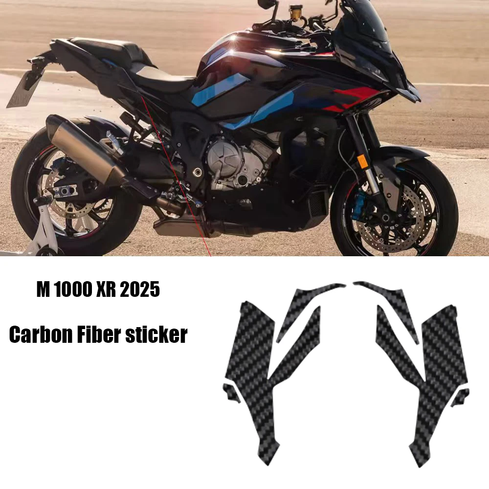 

For BMW M 1000 XR 2025 PVC Carbon Fiber Protective Film M 1000 XR Motorcycle Car body protection sticker Accessories