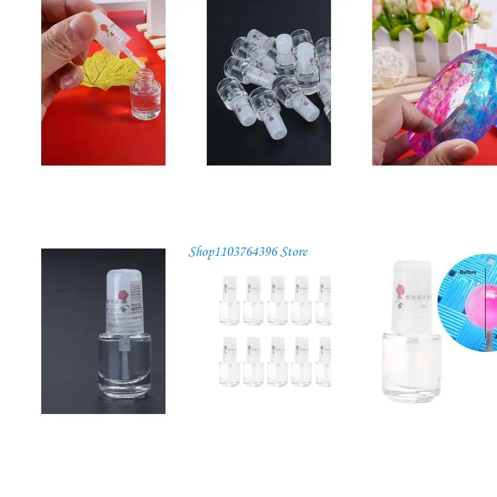 

12 Bottles Epoxy Resin Mold Waterproof Protect Brightening Sealant Polishing Oil