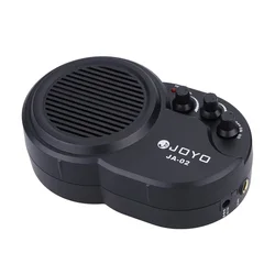 JA-02 Electric Guitar Small Speaker 3W Mini Electric Guitar Amp Amplifier Speaker with Volume Tone Distortion Control Accessorie