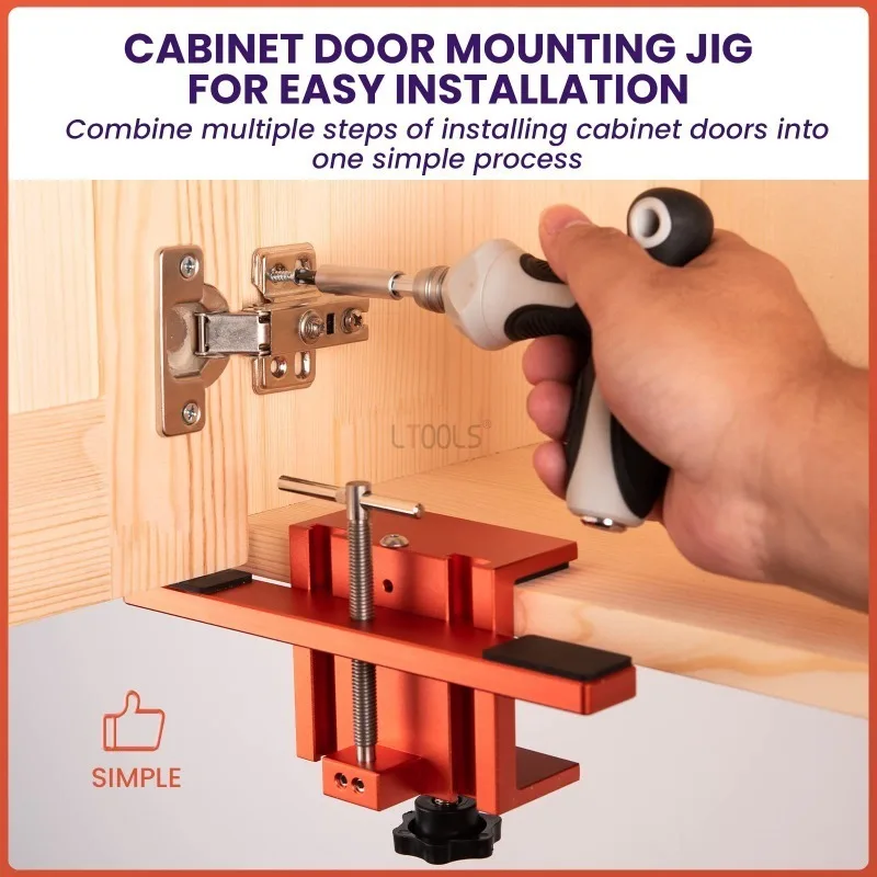 Storage Cabinet Installation Open Hole Fix Clip Display Cabinet Puncher Right Angle Clamp Adjustable Auxiliary Installation Tool