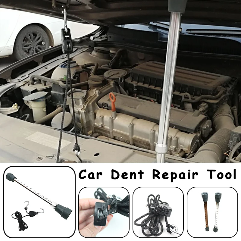

Universal Practical Support Prop Rod Paintless Car Dent Repair Tool Hood Prop Tools Rope Kit Lift Up Support Prop Rod