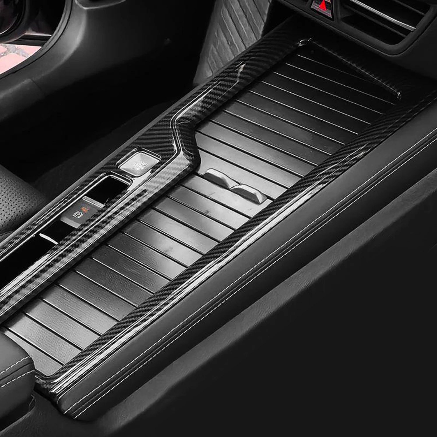 CARTRIMHOME Passend für Volkswagen Passat B9 2024 2025, ABS-Kunststoff, Innenausstattung, Mittelkonsole, Gangschaltung, Verkleidung, LHD