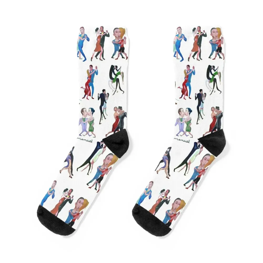 

Tango dancers Socks sports stockings winter essential funny sock Socks Women Men's