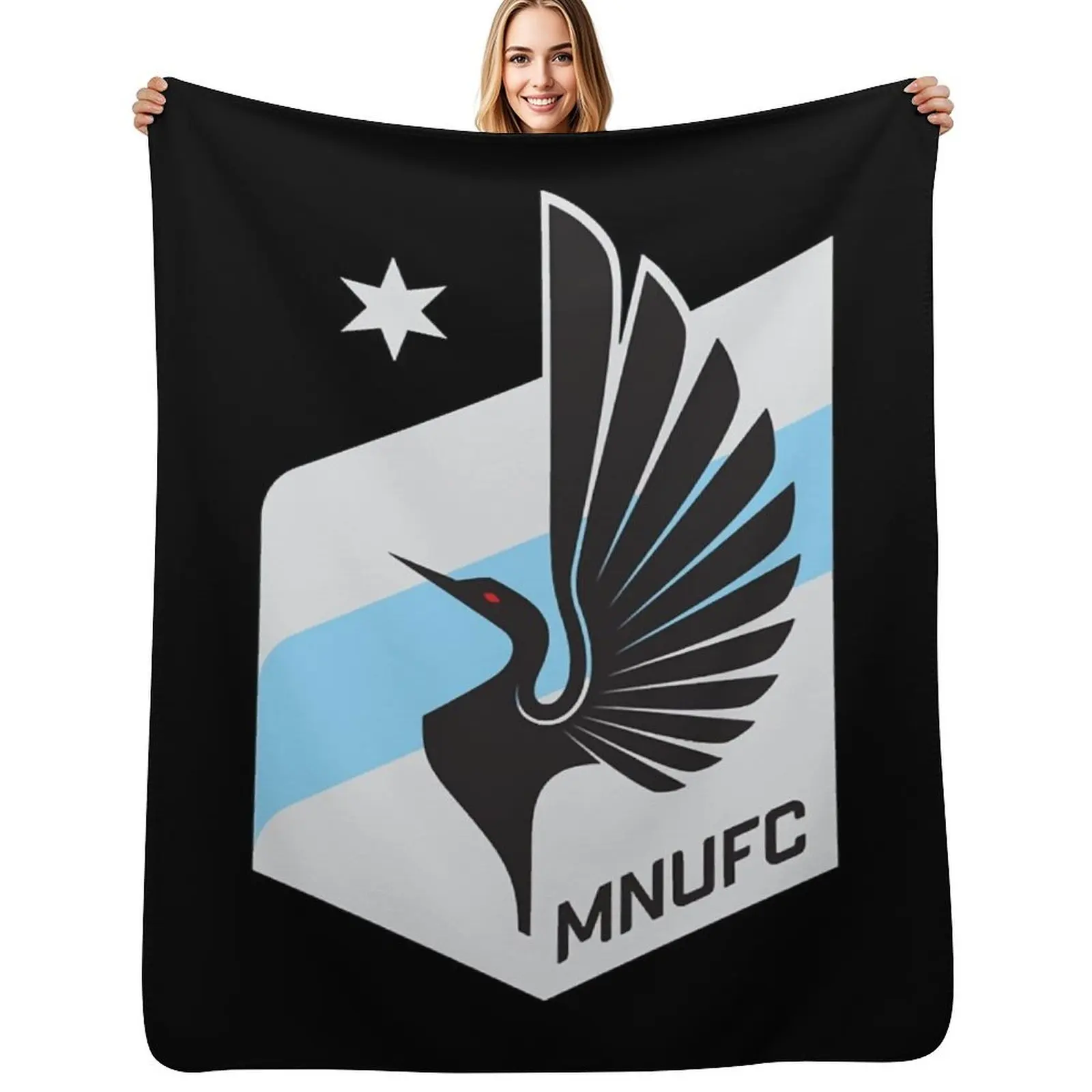 Minnesota-Merch Throw Blanket Large manga For Sofa Thin Softest Flannel Nap Blankets