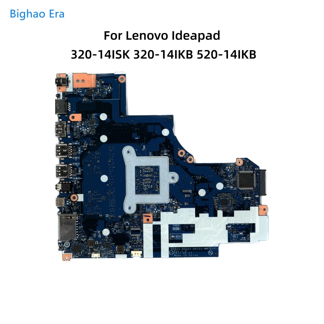 NM-B241 For Lenovo Ideapad 320-14ISK 320-14IKB 520-14IKB Laptop Motherboard With 4415U i3 i5 i7 CPU 4G-RAM 5B20N86086 5B20N82306