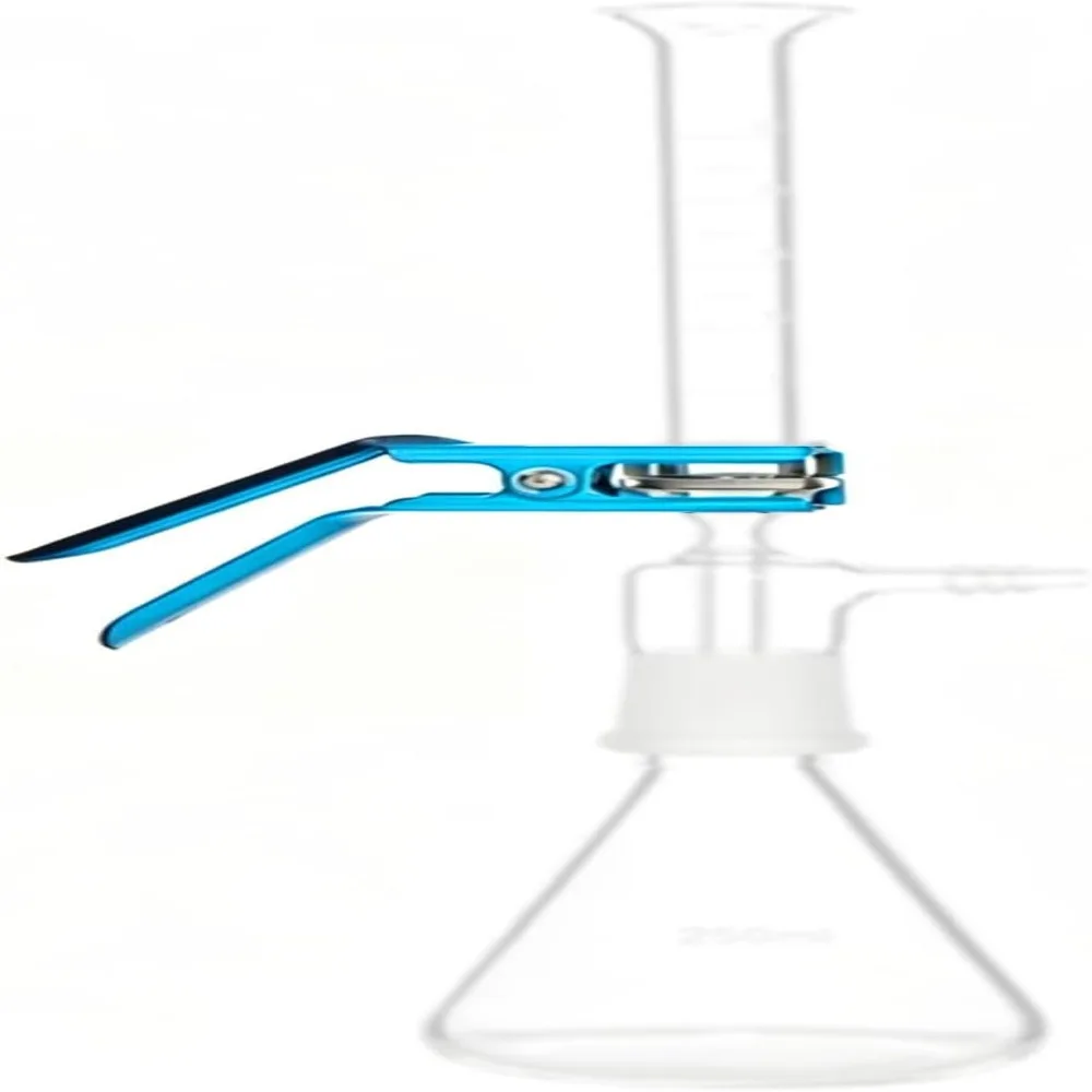 Replacement Stainless Steel Filter Clamp Blue Secure Grip Solvent Filter Clamp Vacuum Filtration Clamp Lab
