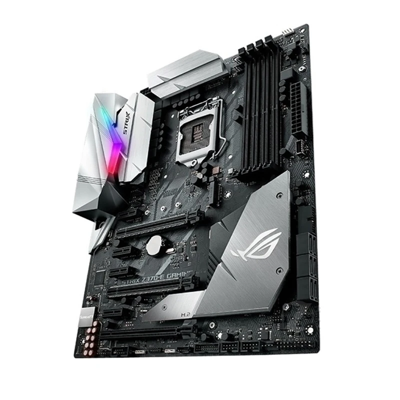 ROG STRIX Z370-E Motherboards Gaming, LGA 1151 DDR4, 64GB, ATX para Intel Z370 Desktop Mainboard, M.2 NVME SATA III, USB 3.0