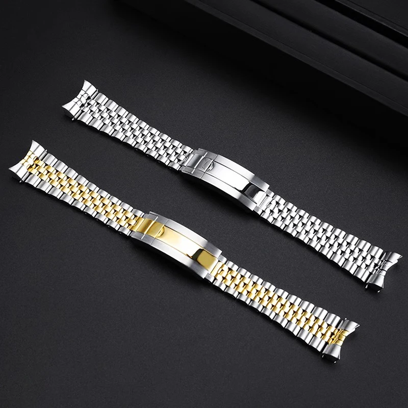 Solid Stainless Steel Watchband For Tudor M7941A 79360N Heritage Chrono Curved strap Wrist Bracelet Men's wristbands 21mm 22mm