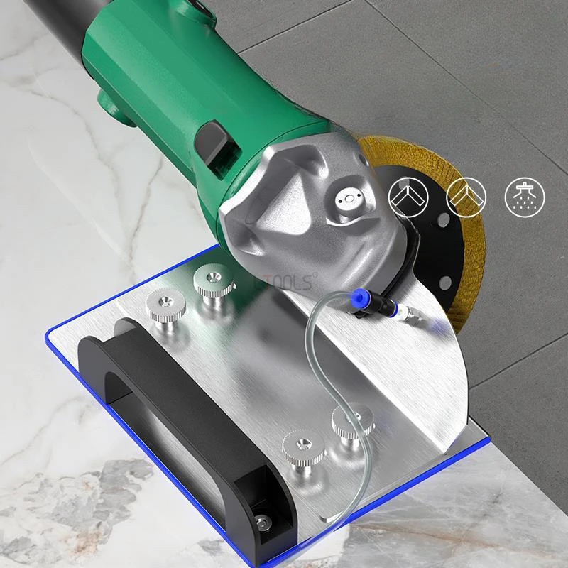 100 Type Angle Grinder Support for Tile 45° Chamfer Cutting Stainless Steel Ceramic Tile Chamfering Frame Universal Fixed Cutter