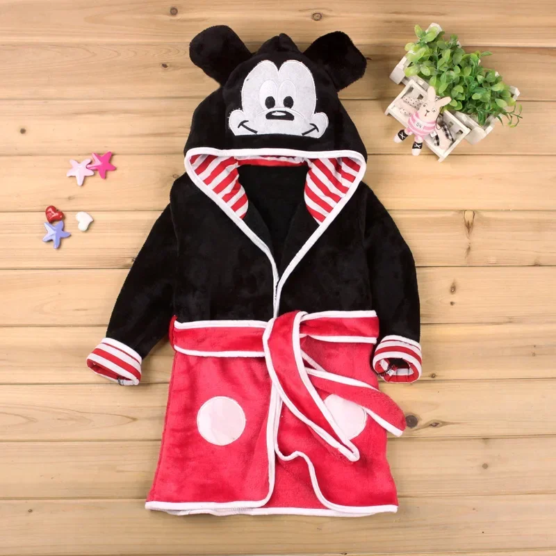 New Mermaid Children Pijama Infantil Kids Mickey Mouse Warm pigiama pigiama ragazzi neonate Animal flanella Sleepwear Robe