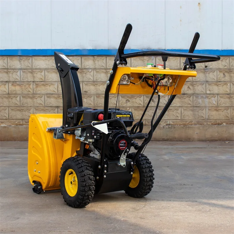 Factory In Stock Hand-push 6.5HP Snow Thrower, Snow Blower for Schools, Families and Military Areas