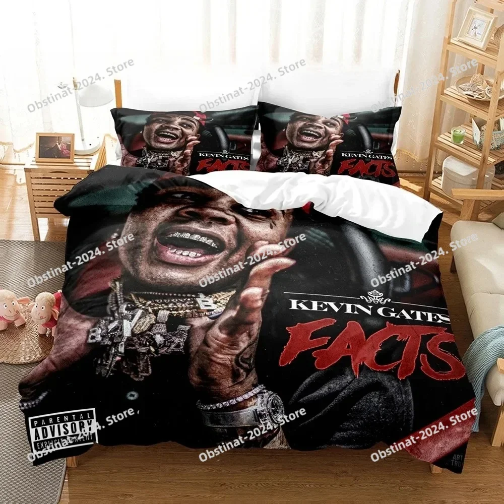 

Kevin Gates Bedding Set Single Twin Full Queen King Size Bed Set Adult Kid Bedroom Duvetcover Sets Anime parure de lit Bed hot
