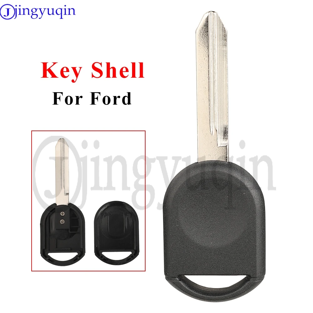 Jingyuqin RTransponder Remote Car Key Shell Fob For Ford Escape Kuga Maverick Focus Mondeo F150 Mustang F038 Focus Mercury H75