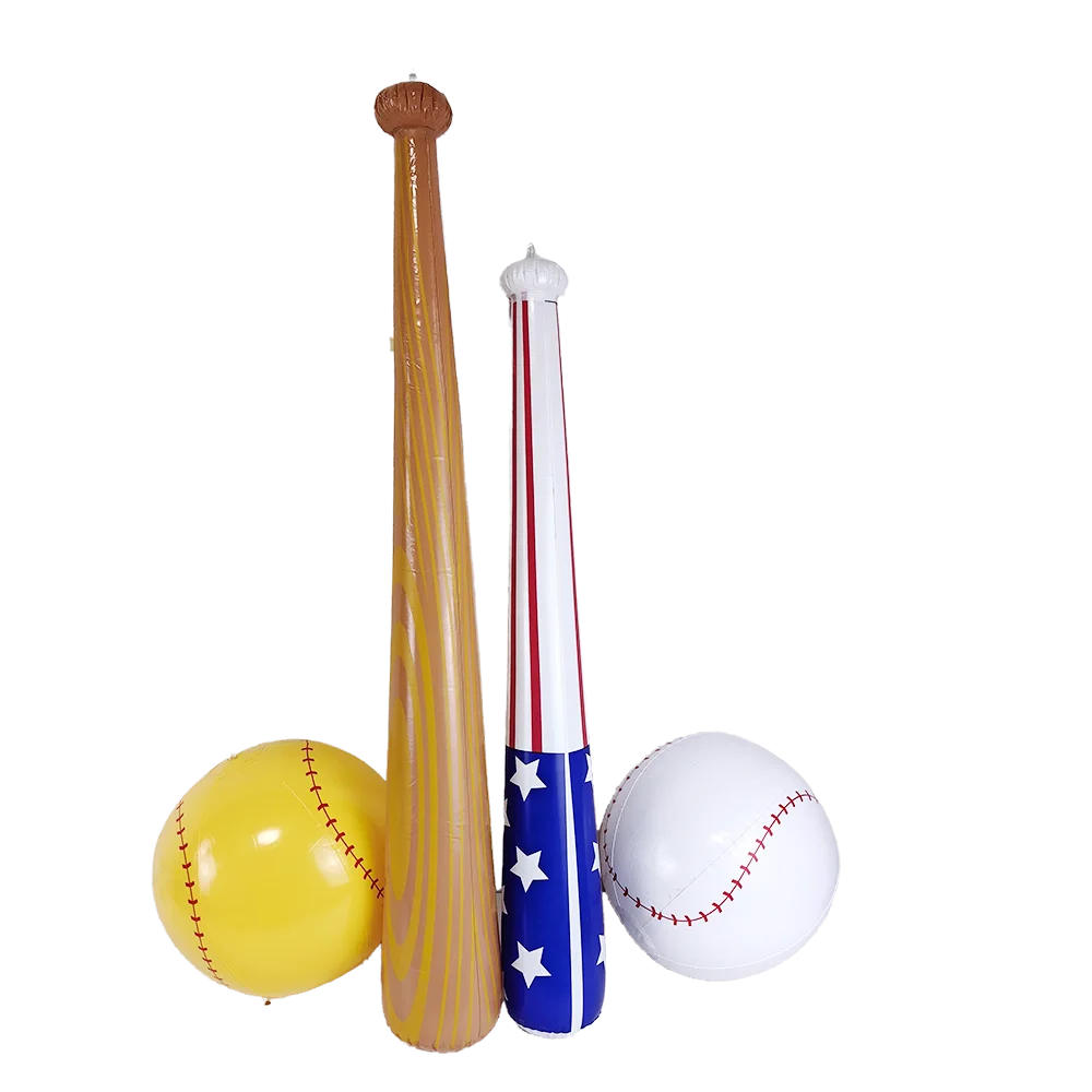 Inflatable Baseball Bats and Baseballs Balloons Baseball Bat Balloons Birthday Sports Theme Party Decoration Photo Props Supplie