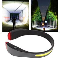 ZK50 COB Headlamp Three Levels Adjustable Life Grade Waterproof Rechargeable Headlamps Neck Reading Light for Sport