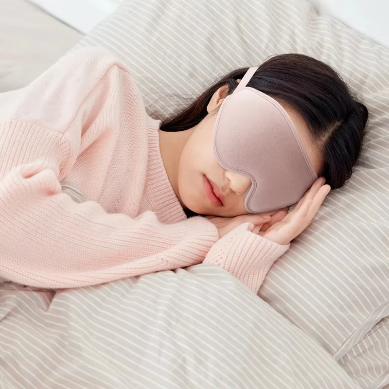 

3D Sleep Mask Blindfold Sleeping Aid Eye Mask Soft Memory Foam Face Mask Eyeshade 99% Blockout Light Slaapmasker Eye Cover Patch