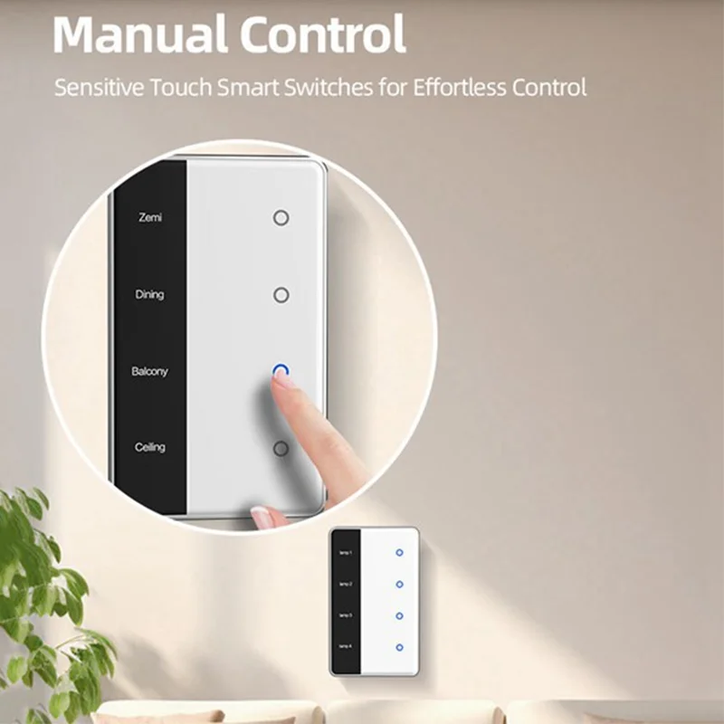

Американский стандарт Tuya Smart Home Zigbee Smart Custom Name Display Сетевой сенсорный переключатель