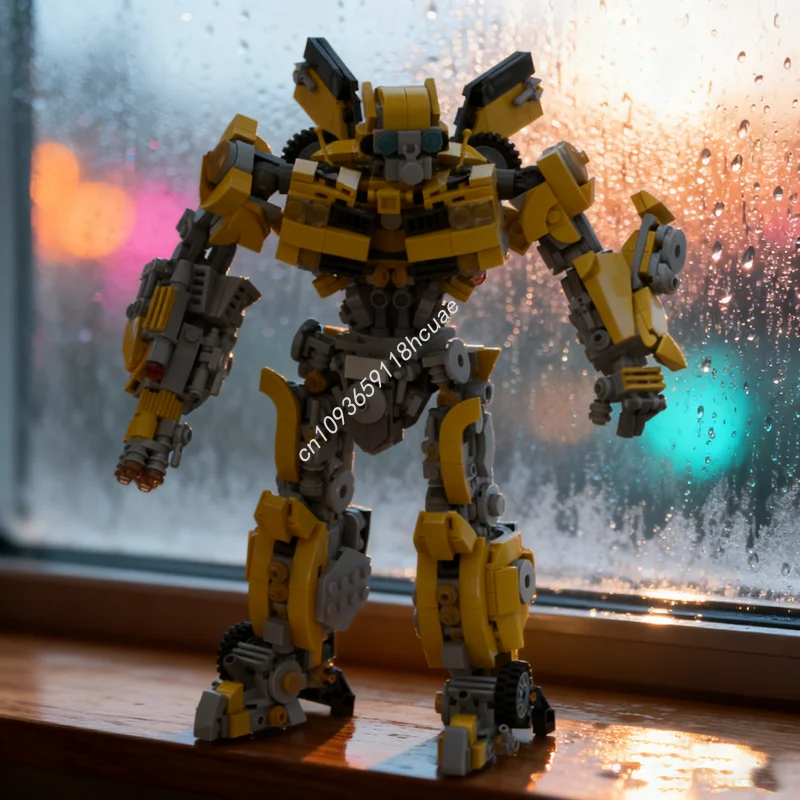 

1128pcs MOC Movie Bumblebee Non Transforming Model Building Blocks Construction Creative Idea Toy Education Christmas Gift Brick