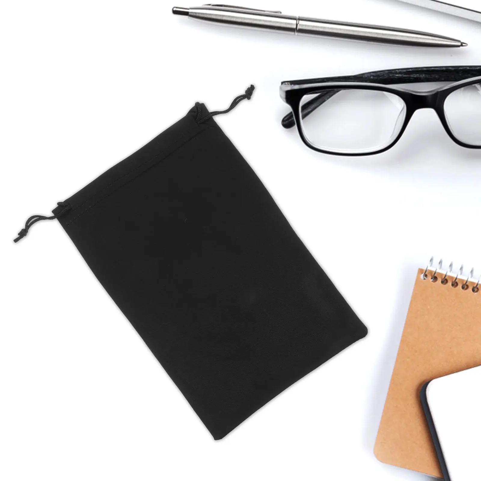 

10 шт. фланелевых чехлов для лыжных очков, устойчивых к царапинам, с регулируемым шнурком для защиты