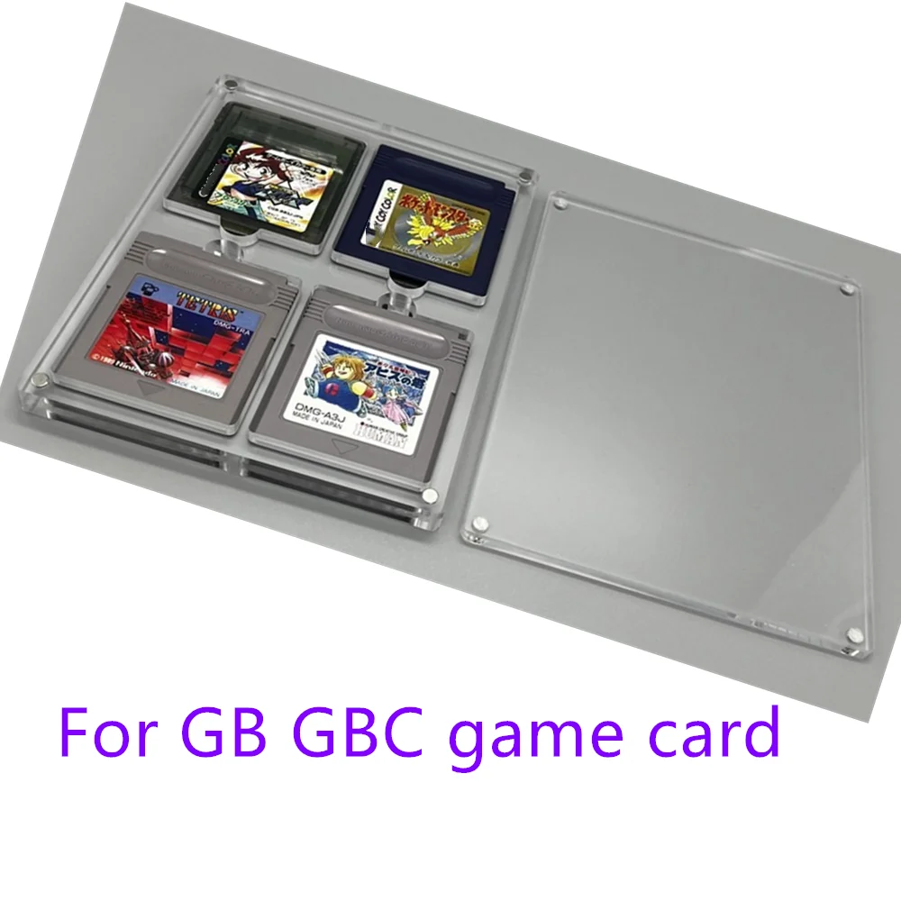 High Quality Ultra High Definition Acrylic Collection Display Protective Box for Nintendo Game Boy Color/GBC/GB Clear Boxes