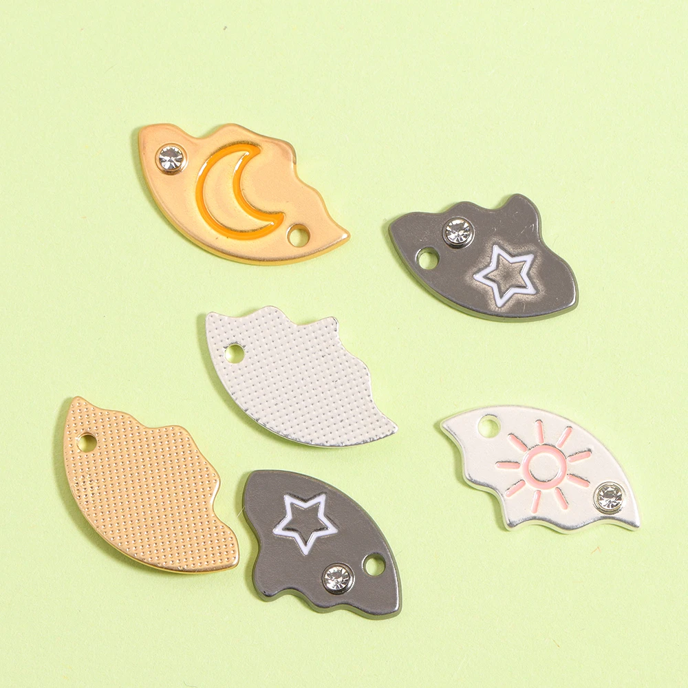 2 مجموعة الشمس القمر ستار أفضل صديق قلادة جولة الربط سبيكة سحر Diy بها بنفسك الأصدقاء الجيدين ، زوجين قلادة المفاتيح الملحقات #6