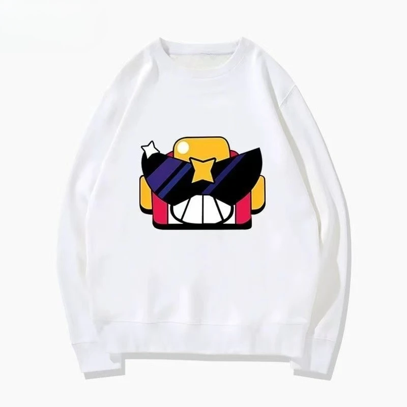 سترة بقلنسوة جديدة لخريف وشتاء 2025 مطبوعة برسوم كارتونية وهي ملابس شارع فضفاضة وغير رسمية لكل من الرجال والنساء #2