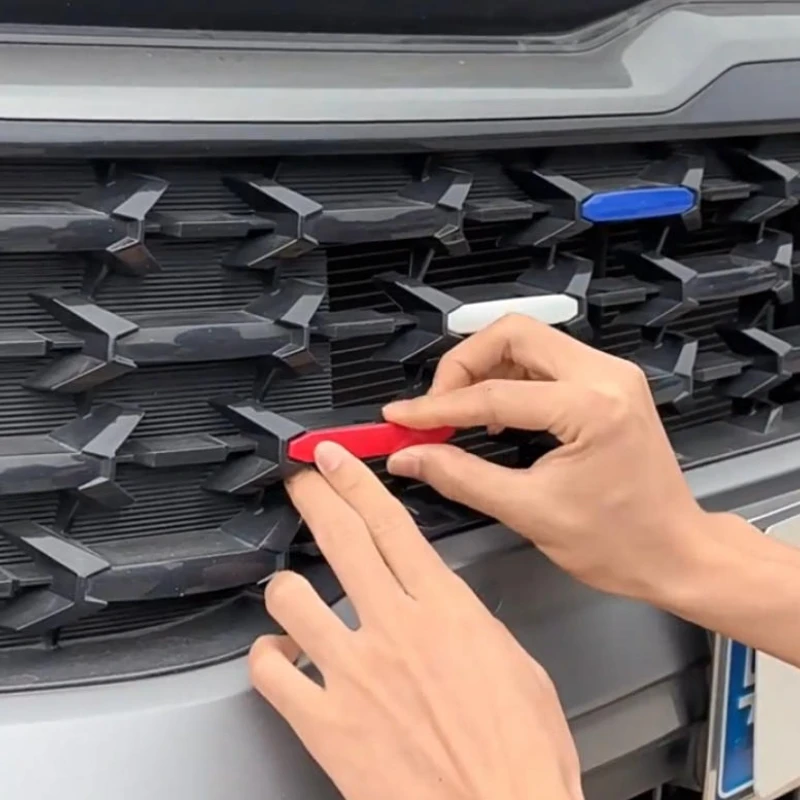 

For ​​Kia Sportage X-Line Grille Stripes (2023-2025) Motorsport Tri-Color Tape Grill Accent Kit X-Line Trim Exclusive Automotive