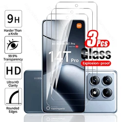 3Pcs 9H Tempered Glass Xiaomi14TPro HD Protective Glass Xiaomi14T 14 T 14TPro T14 Screen Protector for Xiaomi Mi 14T Mi14T Pro