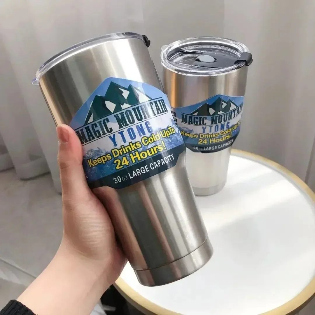 30oz 20oz stainless steel tumblers Flask Travel glass yetys Coffee Mug Double Wall Thermos 30 20 oz Car Cups water bottle