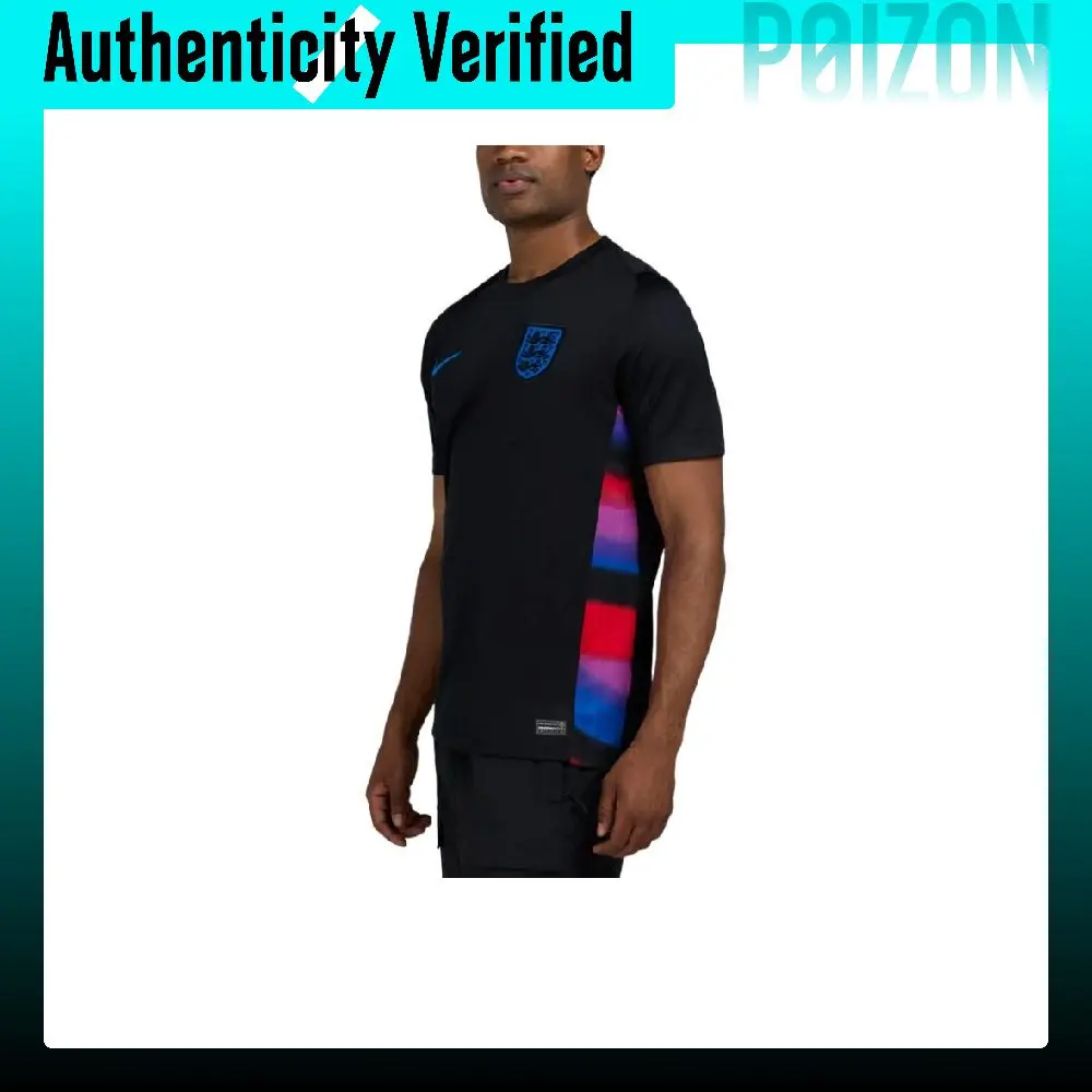 Nike England National Team Soccer Jersey Men's Black/Light Blue FZ9022-010