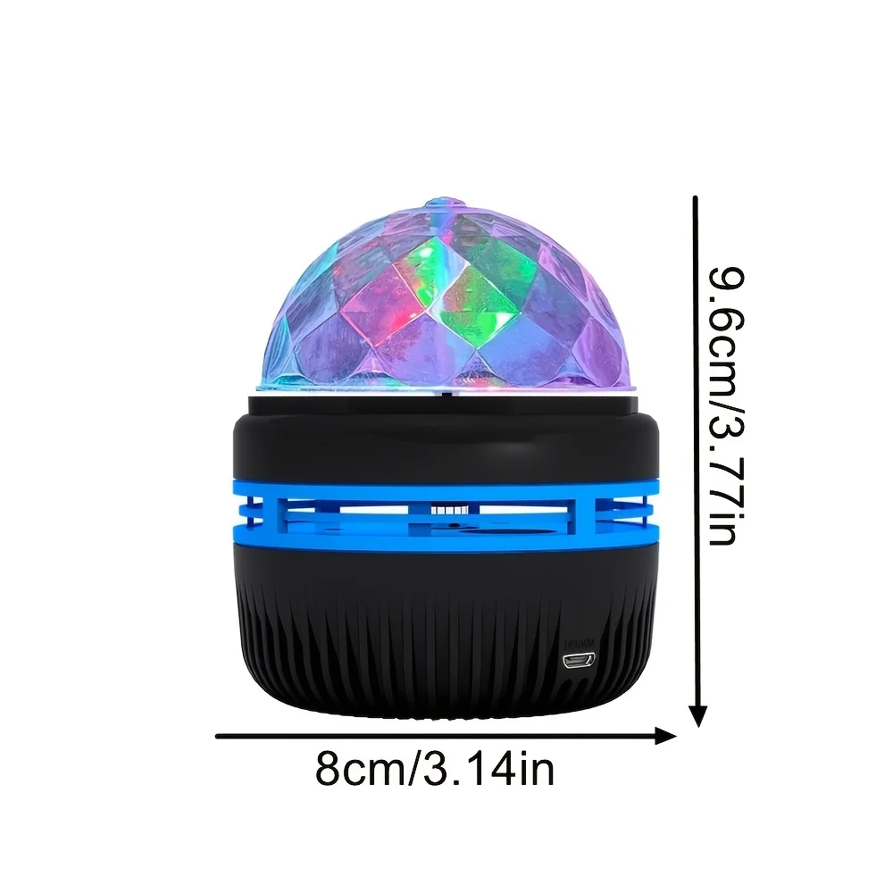 1pc LED Crystal Projection Light Star Projector Galaxy proiettore per bambini camera da letto Home Theater soffitto Room Decor regalo di natale