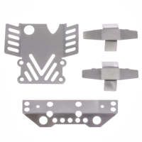 RC 1 set Durable 304 Stainless Steel Chassis Armor for MJX HYPER GO 1/12 H12Y H12Y+ RC Car Performance Upgrade Accessories