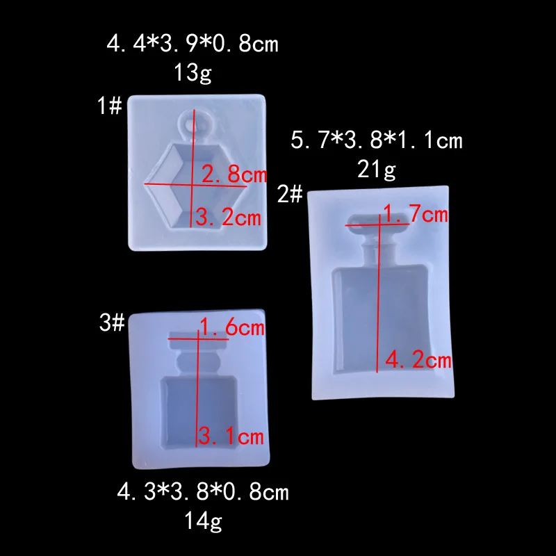 Various Mini Bottle Cooking Tools Silicone Mold Fondant For Baking Paste Of Cake Decorating Polymer Resin Candy