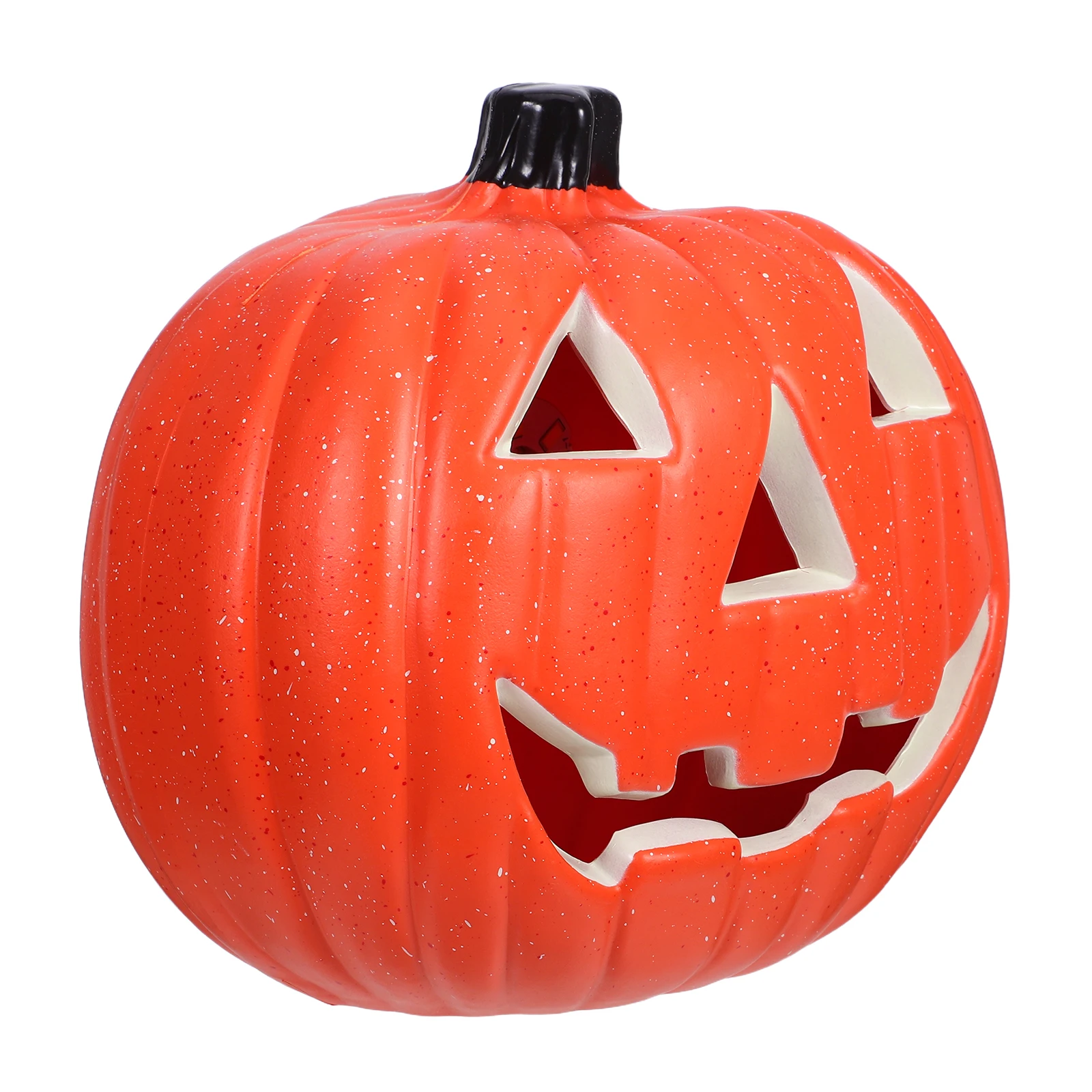 

Halloween Pumpkin Light Decoration LED Glow Lantern 8 Inch Orange O Lantern for Home Bar Outdoor No