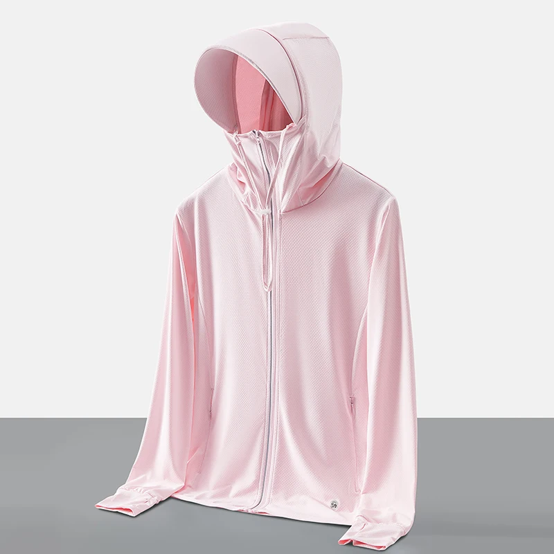 2024 Summer Lightweight Jacket Upf50+mesh Breathable Quick Drying Fishing Sun Protection Suit Men's Outdoor Camping Windbreaker