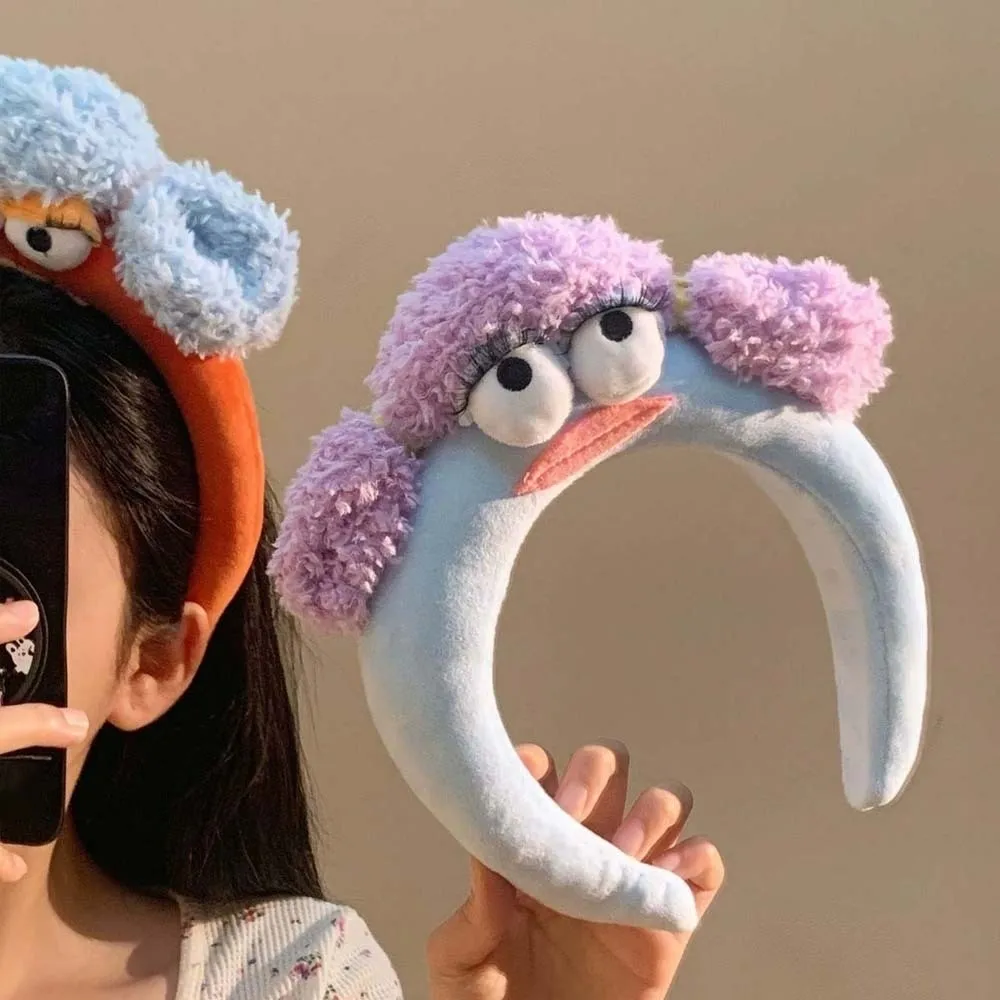 

Hair Accessories Big Eyes Plush Headband Colorful and Vibrant Wacky Adorable Hair Hoop Funny Creative Girls Cartoon Hairband