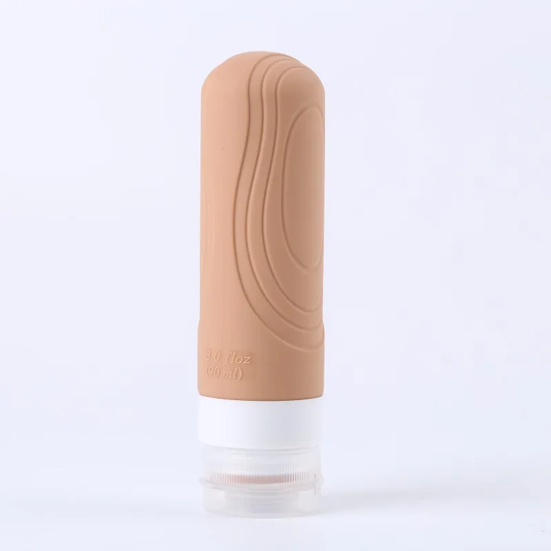 1Pcs Travel Refillable Bottles Silicone Lotion Cream Dispenser Bottle Refill Shampoo Shower Gel Tube Liquid Cosmetics Containers